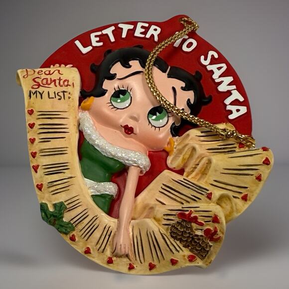 Betty Boop Christmas Holiday Ornaments Lot of 4 Danbury Mint & KFS/FS 2005 - Picture 4 of 8